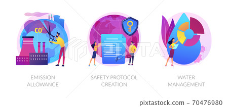 Controlling pollution vector concept metaphors 70476980