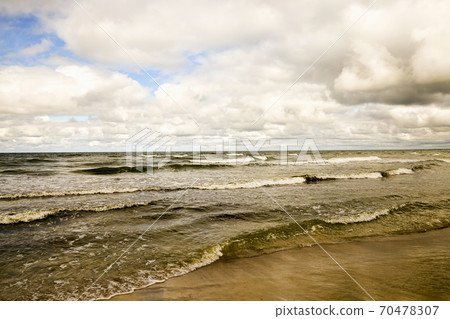 sea coast in summer 70478307