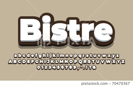 dark chocolate white 3d font effect or text styles design dark chocolate white 3d font effect or text styles design 70478367