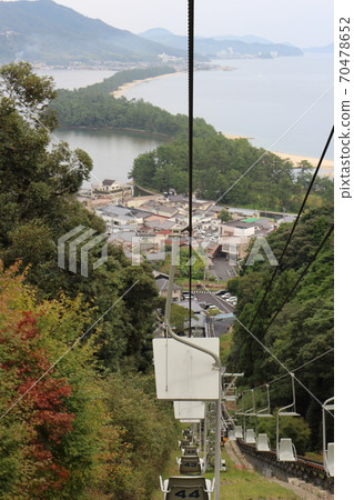 Amanohashidate seen from the lift 70478652
