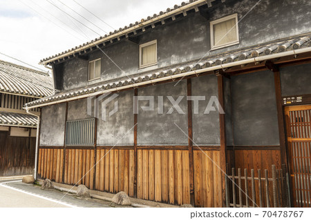 大阪池田市清酒釀酒廠的外觀 大阪池田市清酒釀酒廠的外觀 70478767