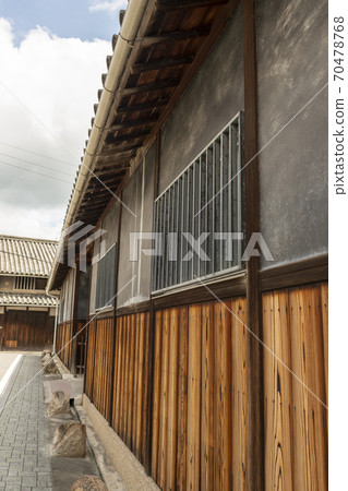 大阪池田市清酒釀酒廠的外觀 大阪池田市清酒釀酒廠的外觀 70478768