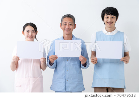 Long-term care welfare whiteboard 70479538