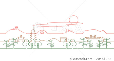 Kibiji line art 70481288