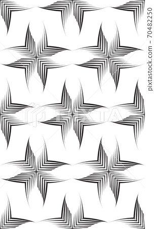 Seamless vector pattern of uneven lines drawn with a pen in the form of corners or rhombuses.Geometric pattern, texture for textile or wallpaper. Stock vector. Seamless vector pattern of uneven lines drawn with a pen in the form of corners or rhombuses.Geometric pattern, texture for textile or wallpaper. Stock vector. 70482250