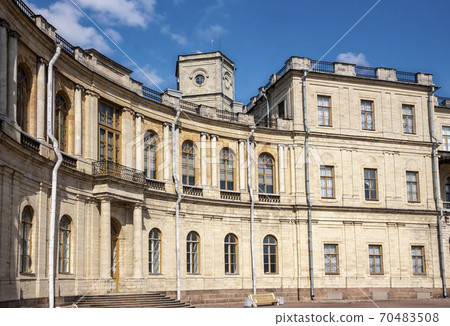 Fragment of the 18th-century Pavlovsk Palace in Pavlovo, near Saint Petersburg, Russia Fragment of the 18th-century Pavlovsk Palace in Pavlovo, near Saint Petersburg, Russia 70483508