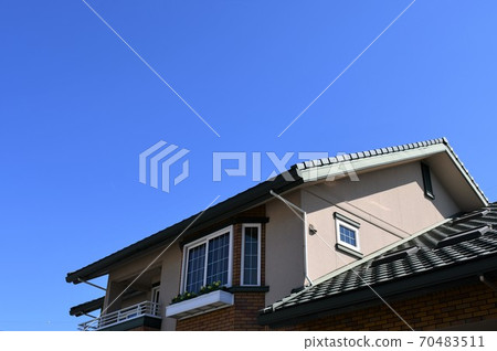 居住區,獨立式住宅,新的城市景觀 居住區,獨立式住宅,新的城市景觀 70483511