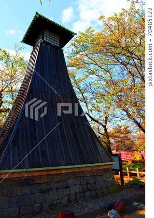 岐阜縣大垣市的後巷，水門河的風景，歷史，城市景觀和河流[10月] 70485122