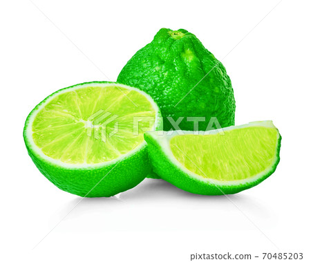 set lime on a white isolated background 70485203