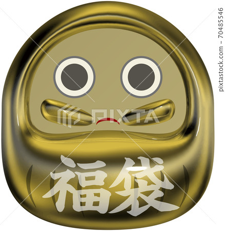 幸運袋，吉祥的金色佛法封蠟狀標記，透明背景 70485546