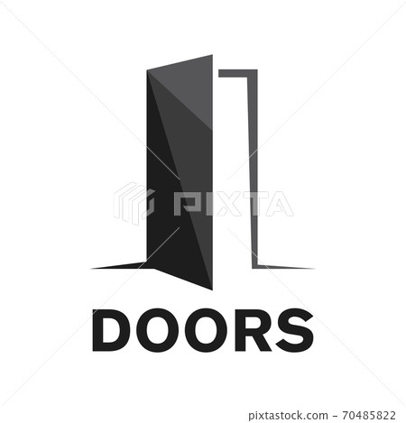 Vector logo of a door store, construction Vector logo of a door store, construction 70485822