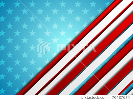 Concept USA flag abstract corporate background Concept USA flag abstract corporate background 70487674