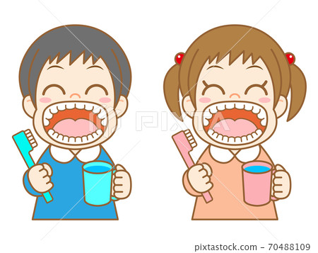 兒童刷牙 70488109