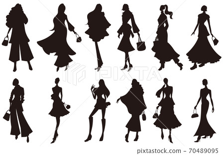 Women's fashion illustration 70489095