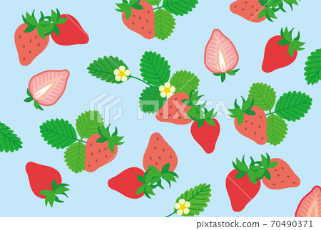 草莓背景 70490371