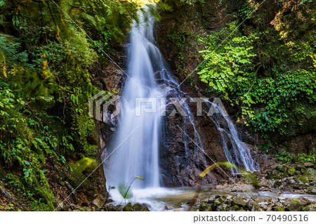 Woman waterfall in Nakasendo 70490516