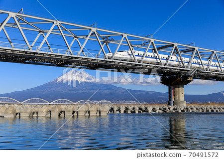 靜岡_富士山和新幹線(富士河橋) 靜岡_富士山和新幹線(富士河橋) 70491572