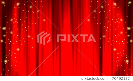 Spotlight confetti red curtain drape curtain Spotlight confetti red curtain drape curtain 70492122