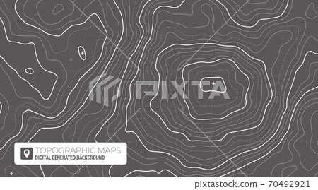 Topography Map Background. Vector Web Banner. Topography Map Background. Vector Web Banner. 70492921