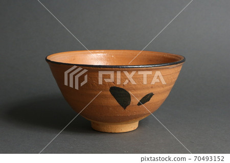 瀨戶燒茶碗茶具古董橙色 70493152