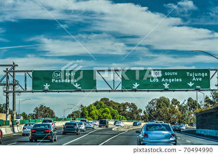 Traffic in 101 freeway 70494990