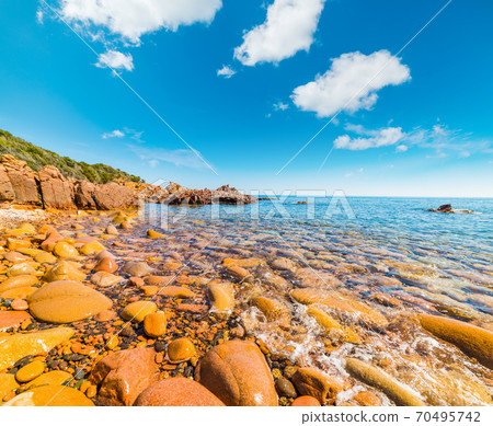 Rocks in Su Sirboni shore Rocks in Su Sirboni shore 70495742