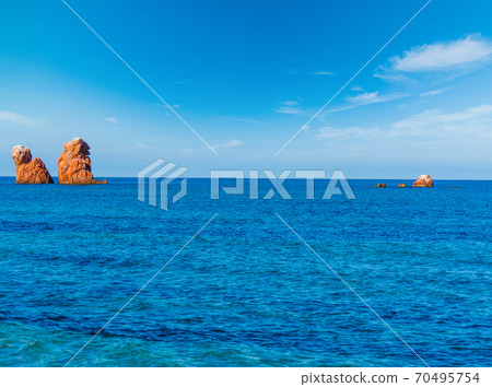 Sea stacks in Cea beach Sea stacks in Cea beach 70495754