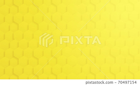 Abstract background material with a three-dimensional honeycomb pattern [16: 9] 70497154