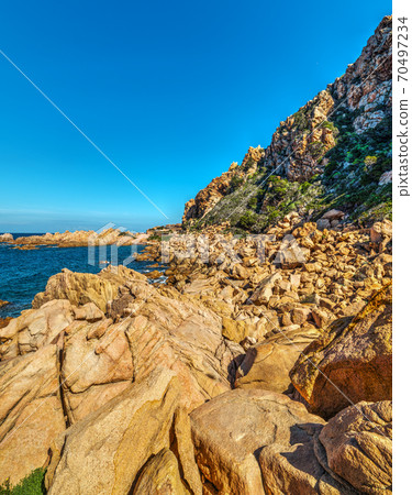 Rocks by the sea in Costa Paradiso Rocks by the sea in Costa Paradiso 70497234