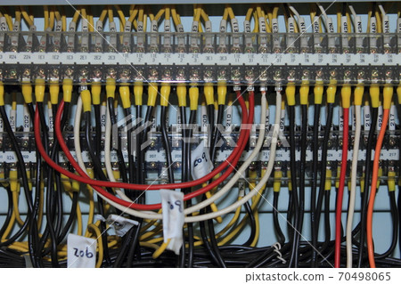 Wiring scenery inside the electric control panel 70498065