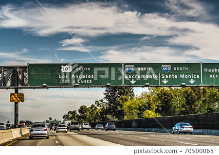 101 freeway in Los Angeles 101 freeway in Los Angeles 70500065