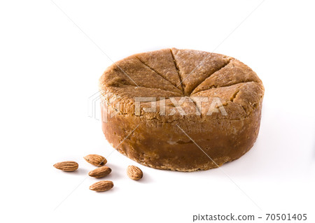 Traditional Christmas marzipan isolated on white background Traditional Christmas marzipan isolated on white background 70501405