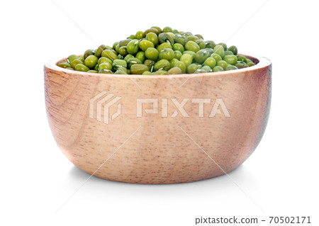 mung bean an isolated on white background 70502171