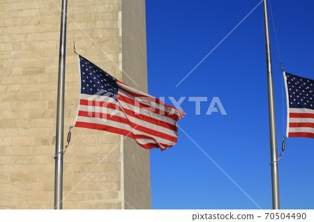 US FLAG with the blue sky 70504490