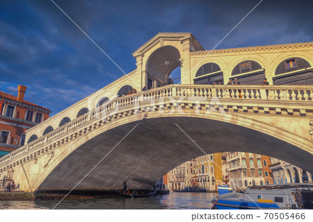 Rialto Bridge in Venice. Rialto Bridge in Venice. 70505466