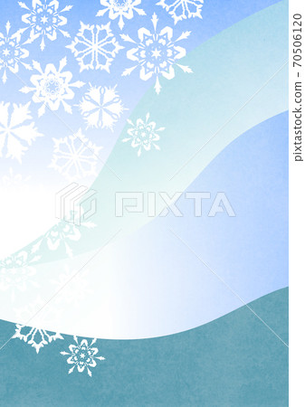 Snowflake image background material Snowflake image background material 70506120