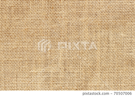 Natural organic sackcloth background, texture closeup of burlap, canvas, pattern for backdrop 70507006