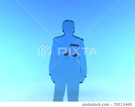 Anyone who wishes has a song of the heart 3DCG illustration Anyone who wishes has a song of the heart 3DCG illustration 70511469