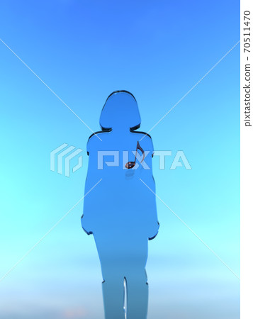 Anyone who wishes has a song of the heart 3DCG illustration 70511470