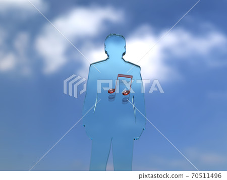 Every youth has a song of the heart 3DCG illustration Every youth has a song of the heart 3DCG illustration 70511496