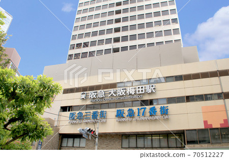 大阪梅田的街道 70512227