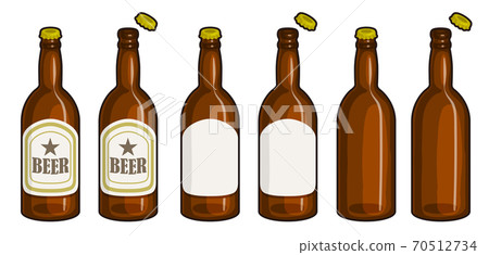 啤酒瓶圖與外線 70512734