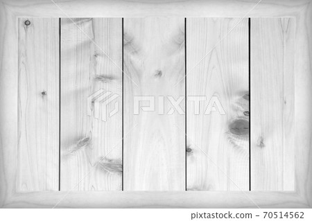 Wooden wall texture background, gray-white vintage color 70514562