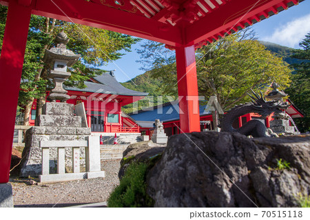 縣赤城公園赤城神社特米茨巴初秋的景色 70515118