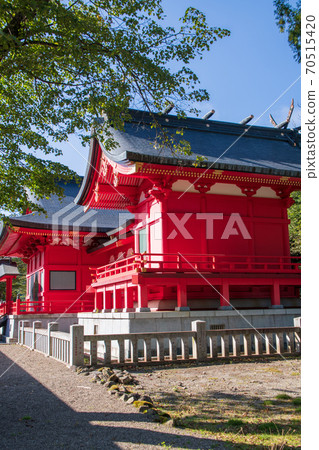 縣立赤城公園赤城神社轄區初秋的景色 70515420