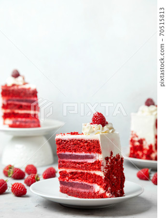 piece of red velvet cake piece of red velvet cake 70515813