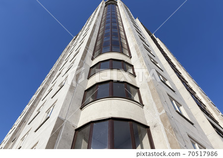 glazed new reinforced concrete building 70517986