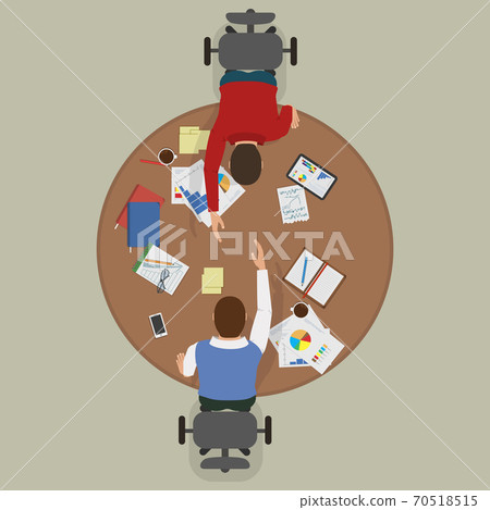 Partnership Deal Between Two Businessmen. Partnership Deal Between Two Businessmen. 70518515