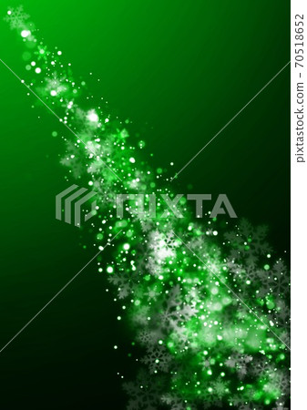 Green glitter gradient and snow 70518652