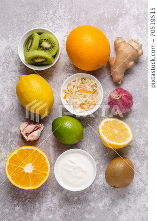 Healthy products for Immunity boosting and cold remedies. 70519515